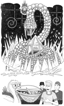 Illustration from The Lost Treasure of Talus Scree