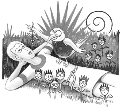 Illustration from The Lost Treasure of Talus Scree