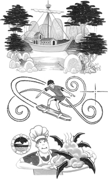 Illustration from The Lost Treasure of Talus Scree