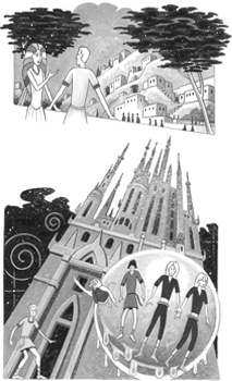 Illustration from The Lost Treasure of Talus Scree