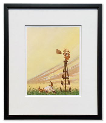 Easy Pickin's art framed